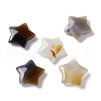 Natural Agate Beads G-E574-01E-1