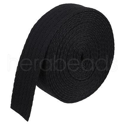 5 Yards Polycotton Ribbon OCOR-WH0045-24A-1