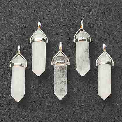 Natural Quartz Crystal Pendants G-M378-01P-A31-1