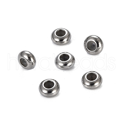 304 Stainless Steel Beads STAS-S103-18B-P-1
