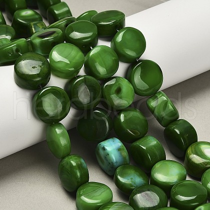 Dyed Natural Agate Beads Strands G-G203-05-1