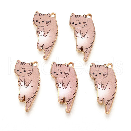Alloy Enamel Pendants ENAM-N063-01E-1
