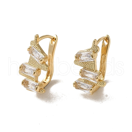 Brass Hoop Earrings EJEW-L271-13KCG-03-1