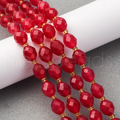 Natural White Jade Beads Strands G-D305-B01-01H-1
