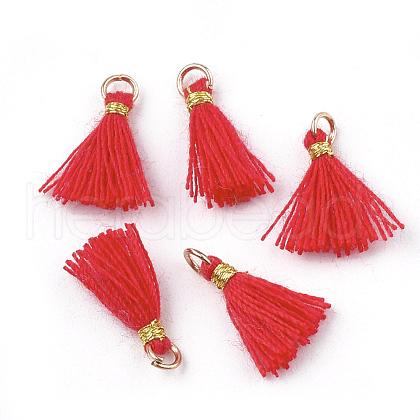 Polycotton(Polyester Cotton) Tassel Pendant Decorations FIND-S281-17-1