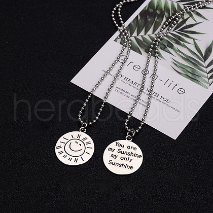 Alloy Pendant 201 Stainless Steel Chain Necklaces for Men FS-WG1D596-07-1