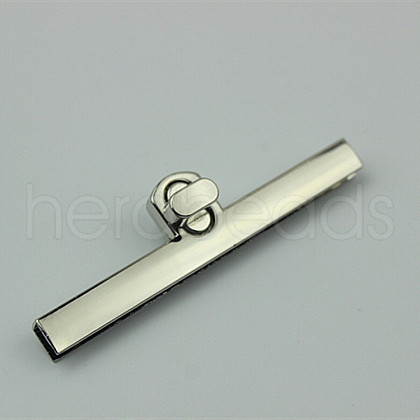 Zinc Alloy Twist Bag Lock Purse Catch Clasps PURS-PW0001-029P-1