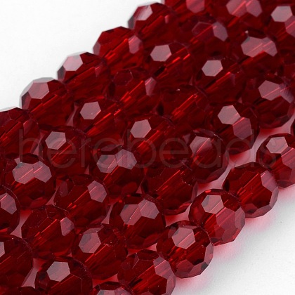 Transparent Glass Bead Strands X-GLAA-G013-6mm-97-1