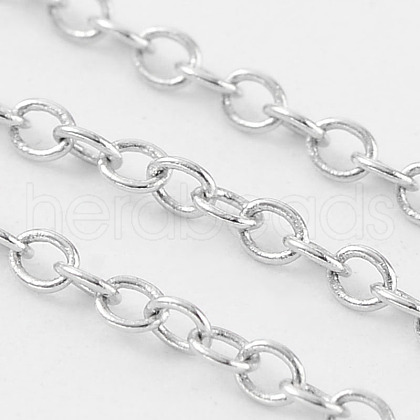Brass Cable Chains X-CHC034Y-NFK-1