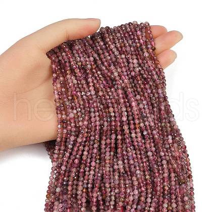 Natural Tourmaline Beads Strands G-RM2025-B31-3mm-1