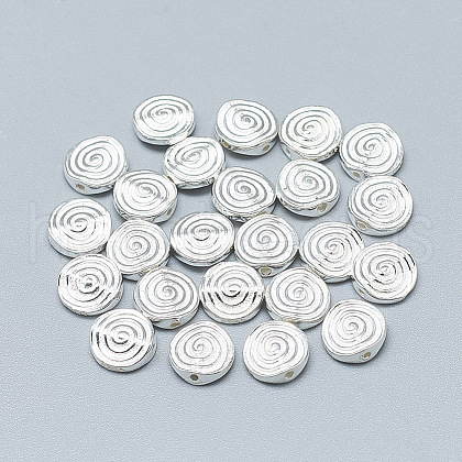 925 Sterling Silver Beads STER-T002-76S-1