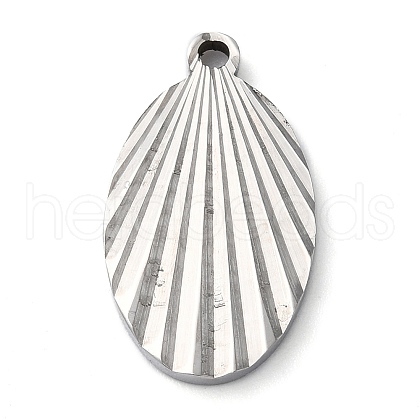 304 Stainless Steel Pendants STAS-D025-05P-01-1