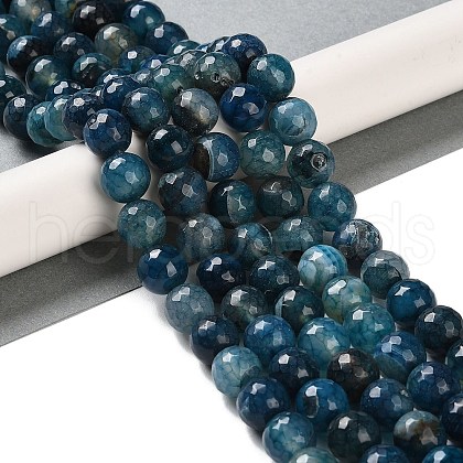 Natural Agate Beads Strands G-M437-C01-01B-1