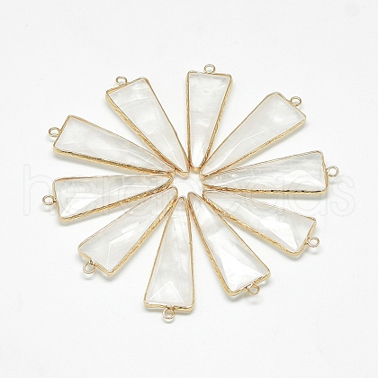 Natural Quartz Crystal Pendants X-G-Q494-57A-1