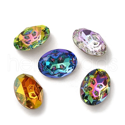 K9 Glass Rhinestone Cabochons RGLA-P036-06B-M-1