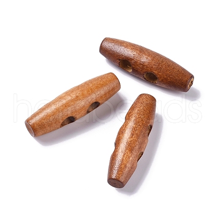 Natural Wood Buttons WOOD-WH0100-01B-1