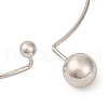 Brass Choker Necklaces NJEW-F326-02P-2