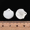 Natural White Shell Carved Pendants SSHEL-N040-01-4