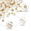 Sparkeads 120Pcs 3 Style Acrylic Pearl Pendants & ABS Plastic Pendants FIND-SK0001-01-9