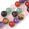 Natural Mixed Gemstone Beads Strands G-P574-A02-8mm-2