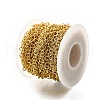 Brass Rope Chains KK-P295-56A-G-3