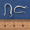 Brass Earring Hooks KK-H502-17S-3
