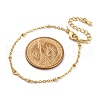 Brass Cable Chain Bracelets for Women BJEW-G735-20G-5