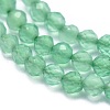 Natural Dyed & Heated Green Onyx Agate Beads Strands G-G792-41-3