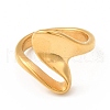 Ion Plating(IP) 304 Stainless Steel Finger Rings for Women Men RJEW-C049-05B-G-2