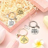 304 Stainless Steel & Alloy Keychain KEYC-YW00096-01-4