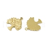 Ion Plating(IP) 304 Stainless Steel Pendants STAS-R233-12G-2