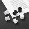 6Pcs 3 Colors Pulley Silicone Ear Gauges Flesh Tunnels Plugs FIND-YW0001-18C-4