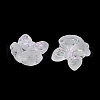 Frosted Transparent Acrylic Beads OACR-P029-18B-05-3