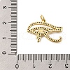 Rack Plating Brass Micro Pave Cubic Zirconia Pendants ZIRC-F142-33G-3