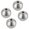 Stainless Steel European Beads STAS-WH0066-02P-1