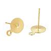 150Pcs 3 Size Brass Stud Earring Findings KK-ZZ0001-13G-5