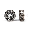 Brass Rhinestone Spacer Beads RB-A014-Z7mm-01B-4