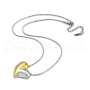 304 Stainless Steel Pendant Necklaces NJEW-G120-01GP-3