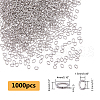 DICOSMETIC 1000Pcs 304 Stainless Steel Jump Rings STAS-DC0016-18A-2