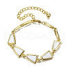 Electroplated Alloy Link Bracelets BJEW-T012-011-RS-2