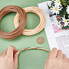 Handmade Plastic Imitation Rattan Woven Material Kits DIY-WH0326-34-2