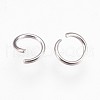 Tarnish Resistant 304 Stainless Steel Open Jump Rings X-STAS-P204-08P-02-2