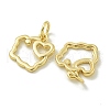 Rack Plating Brass Pendants KK-K386-01C-G-2