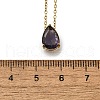 304 Stainless Steel Necklaces NJEW-R022-01G-02-5