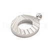 304 Stainless Steel Charms STAS-G345-01P-O-2