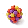 Round Woven Beads TURQ-JF-4MM-01-4