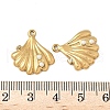 304 Stainless Steel Rhinestone Charms STAS-V015-44G-3