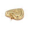 Rack Plating Real 18K Gold Plated Brass Pendants KK-E260-01G-H-3