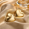 Light Gold 304 Stainless Steel Stud Earrings EJEW-K257-03A-KCG-3