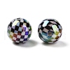 UV Plated Acrylic Beads OACR-O008-03A-2